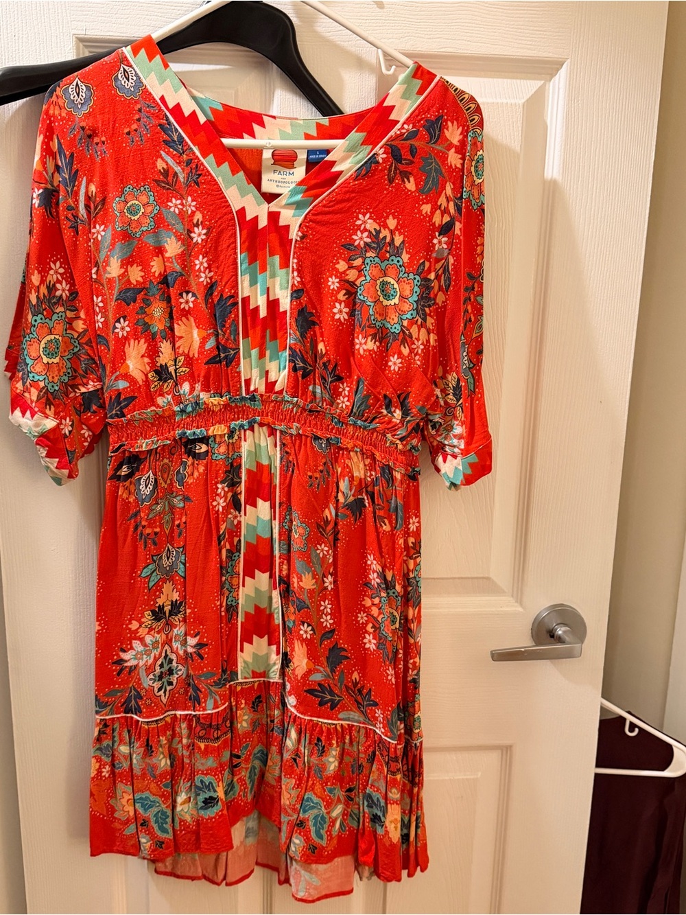 Anthropologie Farm Rio Jane Mini Dress small